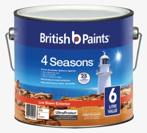 British Paints 4 Seasons 6 Litres - British Paints 4 Seasons
