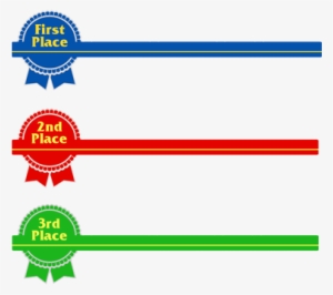 1st 2nd And 3rd Place Trophy Clipart - Clip Art