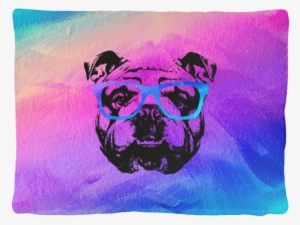 Cool Bulldog Dog Bed - Bulldog Ingles Vintage
