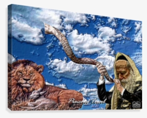 Art Pinchos Shofar Lion 3d 1 Canvas - Serpent