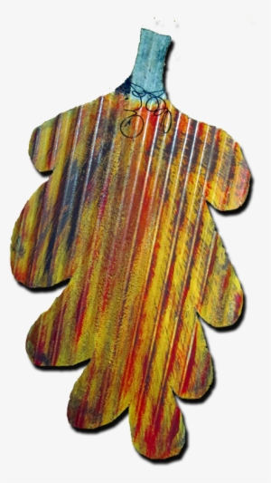 Orange Leaf - Pendant