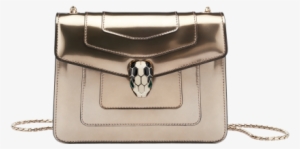 Flap Cover Bag Serpenti Forever In Antique Bronze Brushed - Bulgari Serpenti Bag Gold