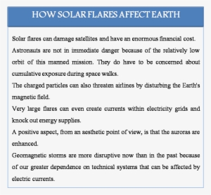 How Solar Flares Impact Earth - Civic Engagement Examples