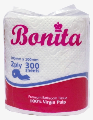 Bonita Tissue Roll 2-ply 300 Sheets Singles - Bonita Tissue