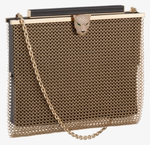 Panthère De Cartier Bag, Chain Mailyellow Gold, Diamonds, - Panthère De Cartier Bag Chain Mail