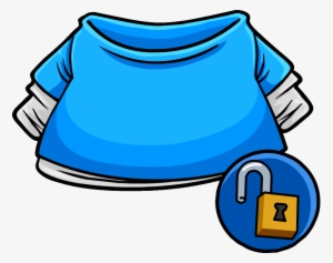Blue Trendy Shirt Clothing Icon Id 14240 - Club Penguin Mp3000
