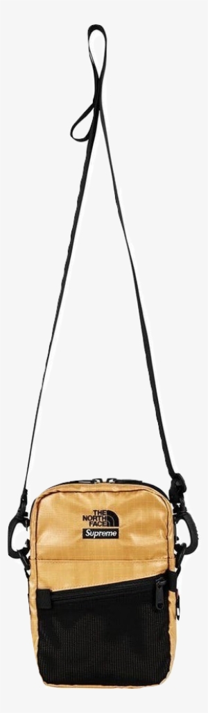 Supreme/the North Face Metallic Shoulder Bag - Supreme North Face Shoulder Bag Gold