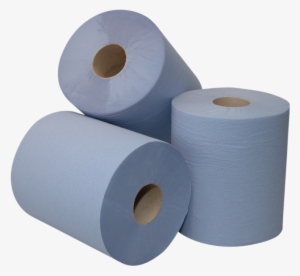 Qleaniq® Hand Towel Roll, Paper, Cleaning Paper Roll - Papier De Nettoyage Euro 1-épaisseur Bleu Par 2