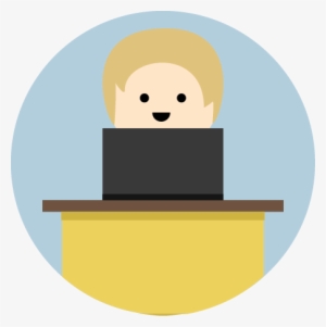 Person At Laptop - Laptop