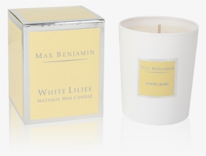 Max Benjamin White Lilies Candle - Candle
