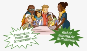 Teacher Showing A Laptop To A Group Of Teenagers - Knowledge Empowers