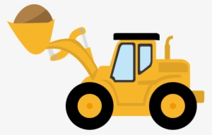 Shovel Clipart Cute - Bulldozer Clipart