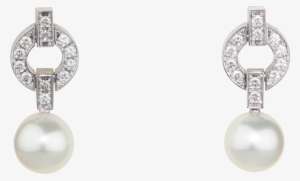 Himalia Earringswhite Gold, Diamonds, Pearls - Cartier Pearls