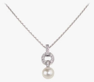 Himalia Necklacewhite Gold, Pearls, Diamonds - Pearl