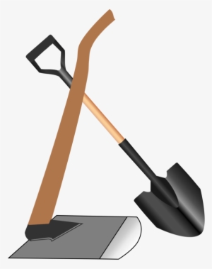 Clip Free Stock Hoe Shovel Computer Icons - Cangkul Dan Skop
