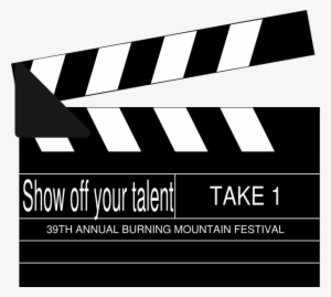 Small - Movie Clapper Board