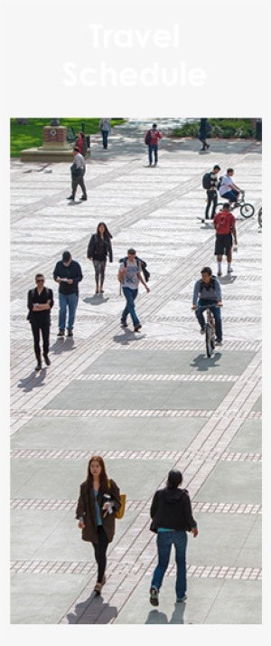 Travel Schedule - Pedestrian