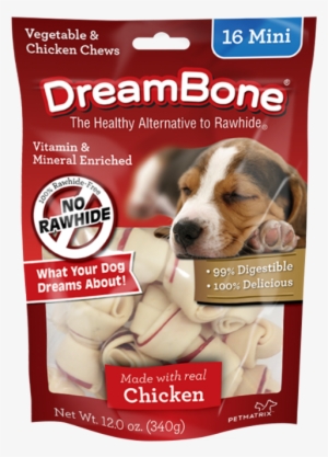 35 Comments - Dreambone Chicken Dog Chew, Mini, 16-count