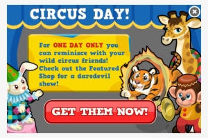 Sams Spectacular Circus Special Modal - Cartoon