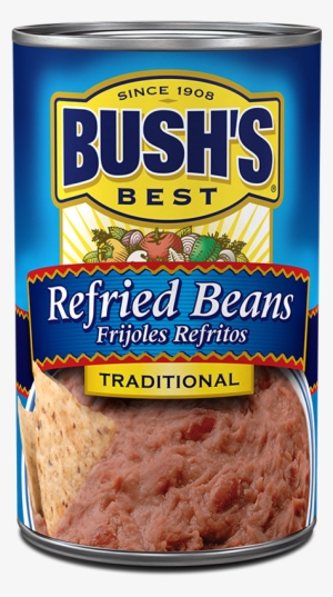 Bush's® Traditional Refried Beans - Red Beans In Can