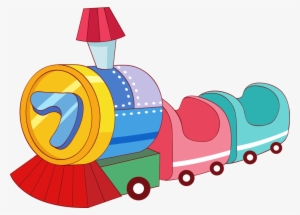 Color Cartoon Little Train Element Design - ของเล่น การ์ตูน Png