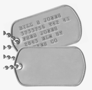 Check Out The Customized Mil-spec Matte Dogtags I Just - Customizable Army Earring Dogtags