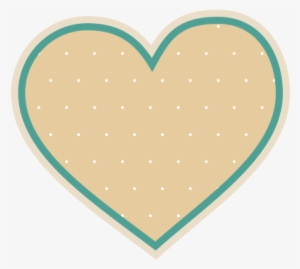 Imagem Coração Com Bordas Continua E Poa - Coração Com Borda Png