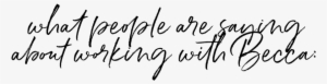 Testimonials - Graphology
