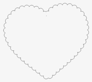 Molde Coracao Com Borda Em Escalope - Heart