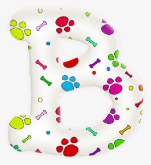 B Huellas De Perro, Alfabeto Para - Alfabeto De Huellas De Perritos