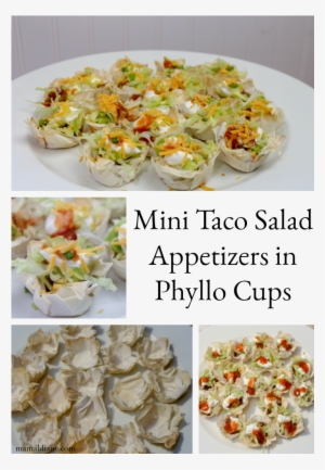 Oh, My Goodness These Mini Taco Salad Appetizers In - Taco Salad