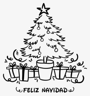 Vinilo Decoración Árbol Navidad - Kerstboom Muurstickers