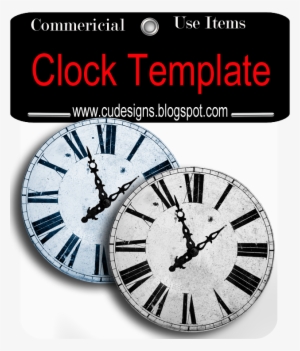 Cu Clock Template - Antique Roman Wall Clock