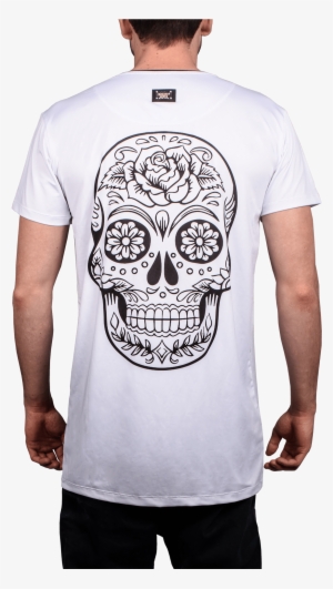 Ar Santamuerte Model - Transfert Crâne Mexicain Thermocollant