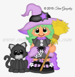 Spooky Cutie - Witch - Scrapbooking