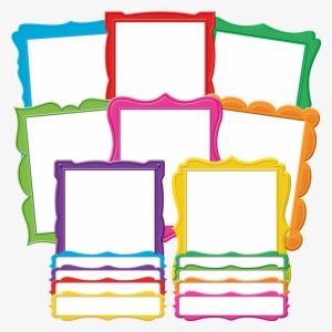 Tcr5628 Fancy Frames Bulletin Board Display Set Image - Frames For Bulletin Boards