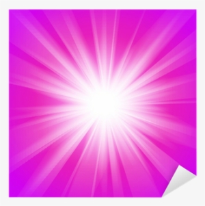 Pink And Purple Abstract Magic Light Background Sticker - Graphic Design