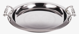 Decorative Black Pearl/silver Plated Dinner Serving - Silver