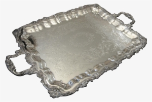 Sheridan Silverplate Footed &amp - Serving Tray