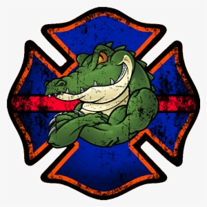 Florida Gator Firefighter Decal - Deforest Windsor Fire & Ems