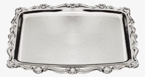 Silver Plated Lacquered Tray