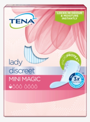 Tena Lady Discreet Mini Magic Womens Liners For Light - Tena Lady Slim Mini Magic