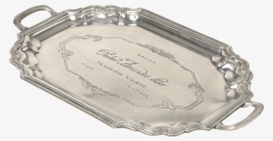 Dessau Home Antique Silver Etched French Tray