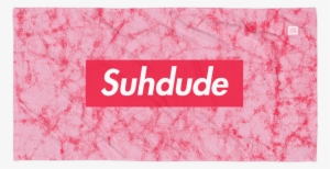 Image Of Suhdude Towel - Label