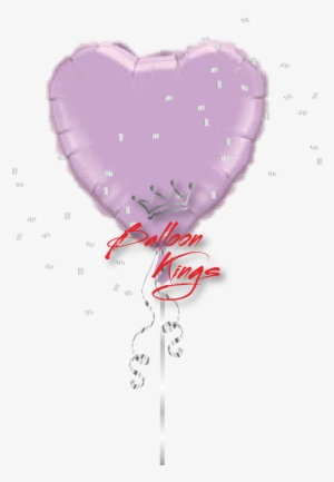 Pearl Lavender Heart - Lavender Heart Foil Balloon