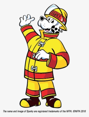 Firefighter Clipart Fire Inspection - Fire Prevention Sparky