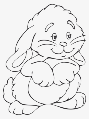 Clipart Bunny Outline Png - Outline Images Of Bunny