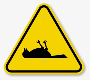 Iso Poisonous Gas Dead Bird Symbol Warning Sign - Symbol