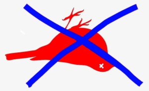 Dead Bird - Bird Silhouette Clip Art