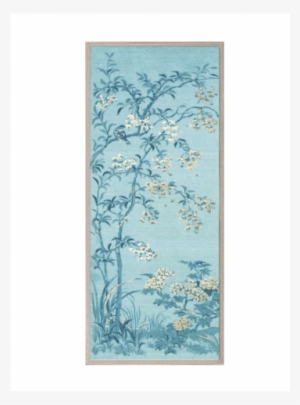 Natural Curiosities Rococo Gold & Blue Panel 1 Wall